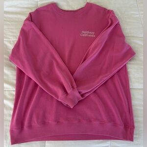 Hollister Women's Pink Sweatshirt